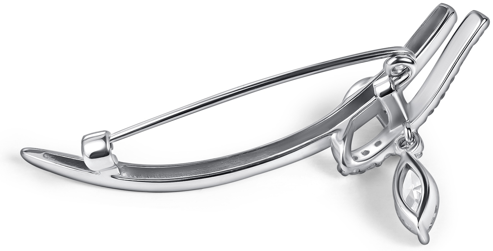 Брошь Miras Gold 04-5939/00КЦ-00 вес 2.93 г серебро, без вставок