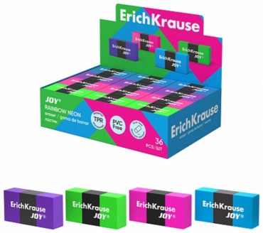 Ластик Erich Krause EK46519 JOY Rainbow, 1 шт