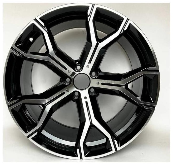 Kipardo 959 9.5/10.5x22/5x112 D66.6 ET37.43 4 диска черный, серебристый
