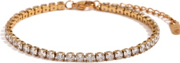 Mimi Jewelry длина 17 см бижутерный сплав, цирконий