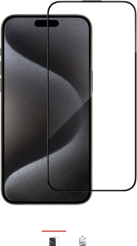 Стекло Remax для Apple Iphone 16 черный