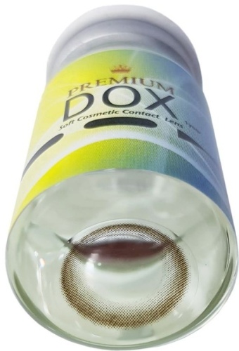 Контактные линзы DOX A751 Brown (светло-коричневый) -2.50 кривизна 8.6 на год 2 шт