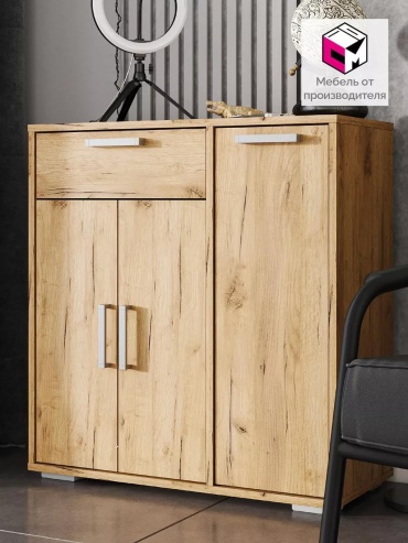 Комод 1F65C183CE184A33, 75x33x80 см, золотой
