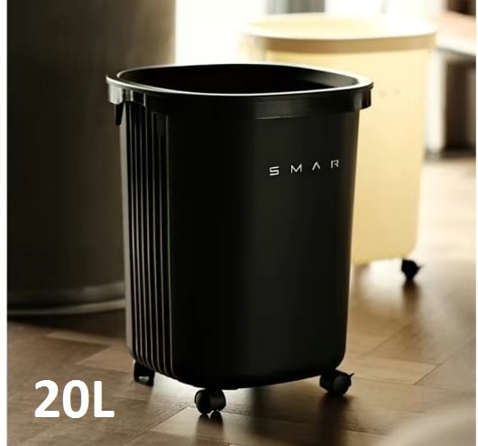 Мусорное ведро SMAR без крышки Black 74 20 л