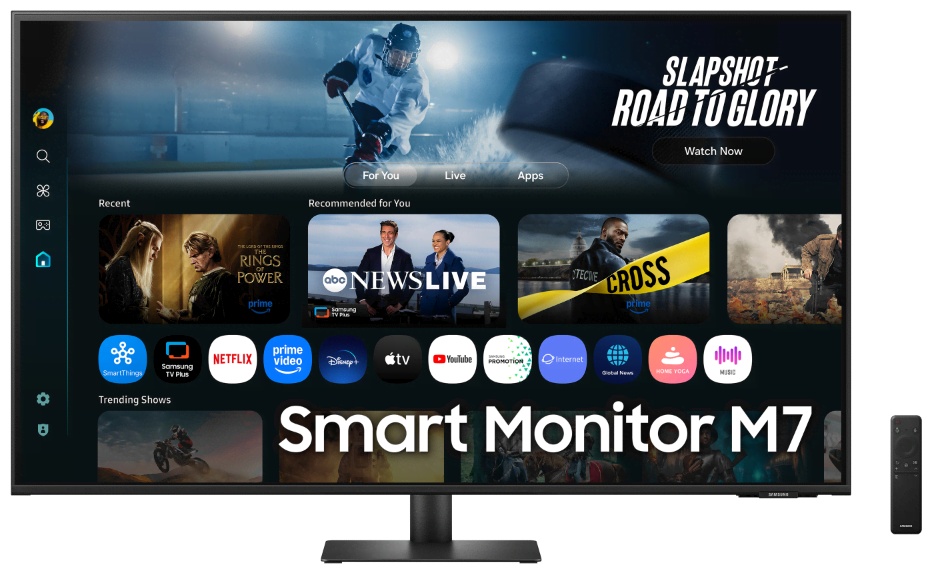 Монитор 43" Samsung LS43FM702UIXCI черный