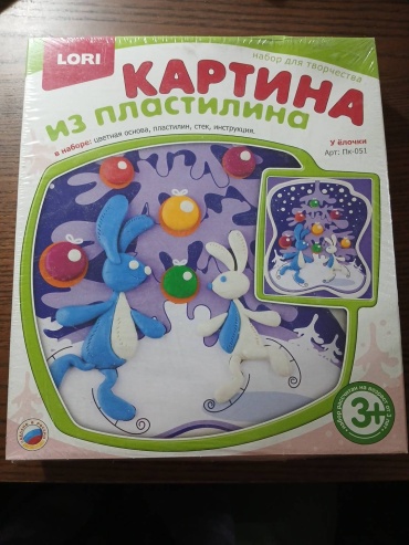 LORI Картина пластилином У елочки