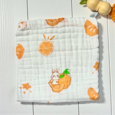 Полотенце 46x25 см, муслин, 1 шт,