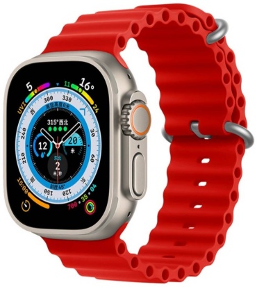 Ремешок MMARKET для Apple Watch Series 10 красный