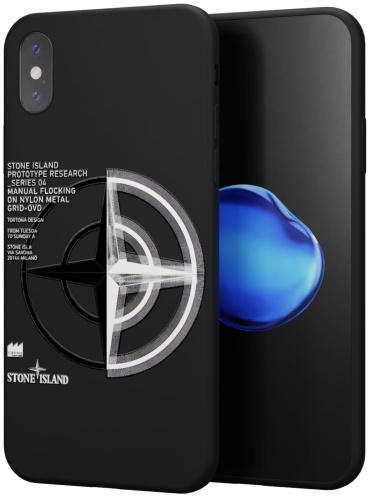 Чехол Mcover для Apple iPhone X, iPhone Xs черный