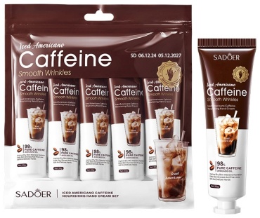 SADOER Iced Americano Caffeine Nourishing Hand Cream Set - 5 шт набор для кожи рук для женщин