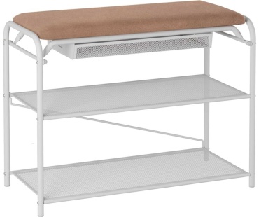 Обувница ЗМИ 65x31x50 см, металл, текстиль