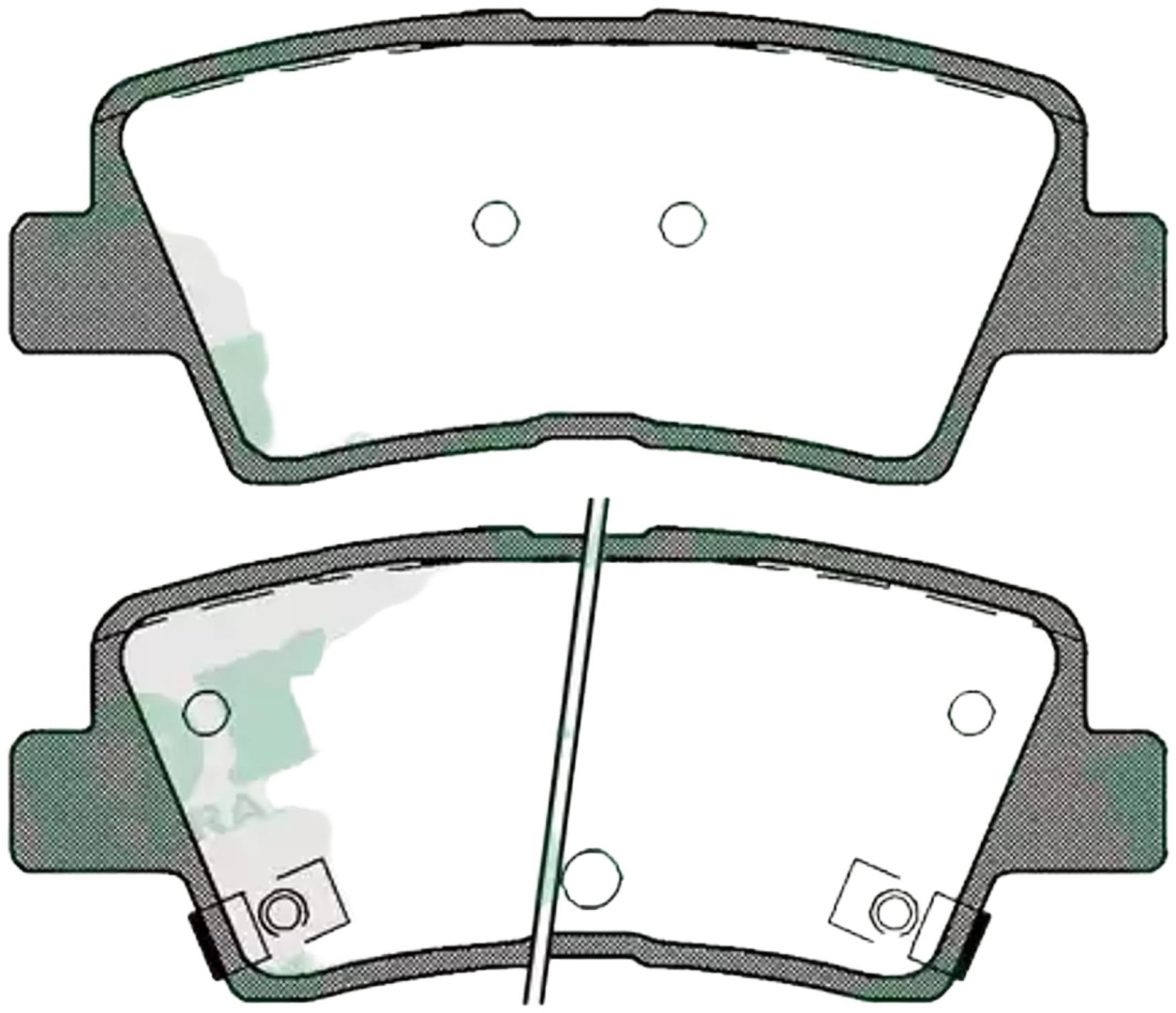 Колодки AP 05P1710