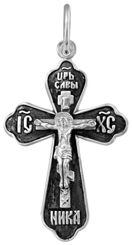 Крестик ВОЗНЕСЕНСКИЙ ЮЗ 1-030-3 вес 1.26 г серебро, без вставок