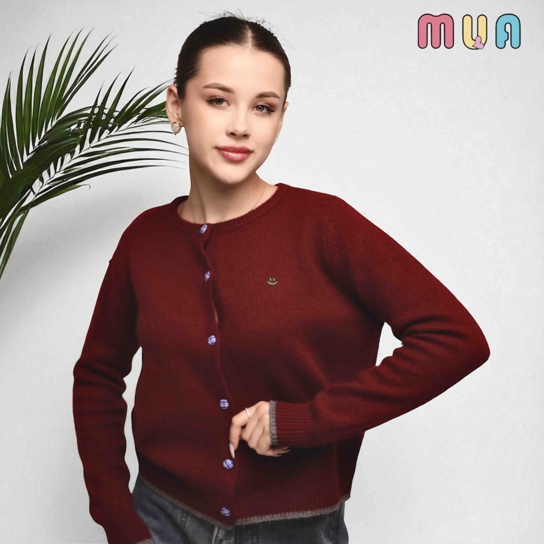 Кардиган MUA бордовый