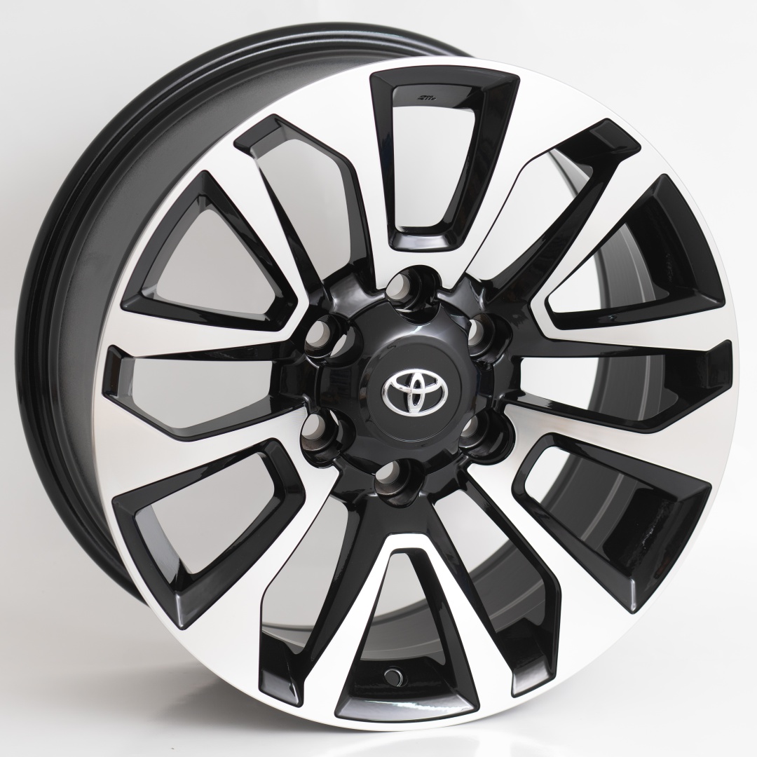 Kipardo R887F 8x18/6x139.7 D106.1 ET25 4 диска черный, белый