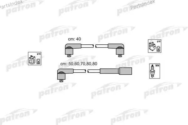 Свечные провода PATRON PSCI1010