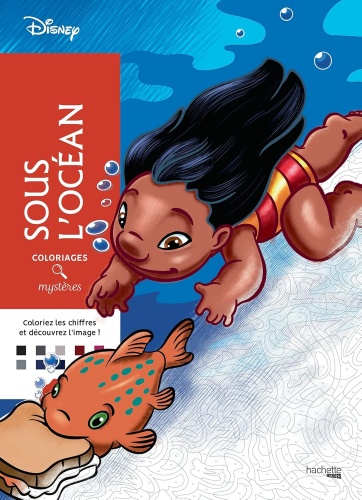 Hachette Heroes Coloriages mysteres Disney - Sous l'ocean