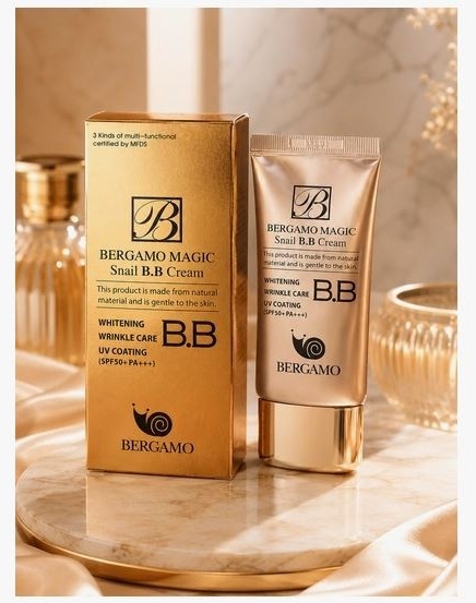 BERGAMO Magic Snail SPF50 BB крем универсальный 50 мл, фото 2