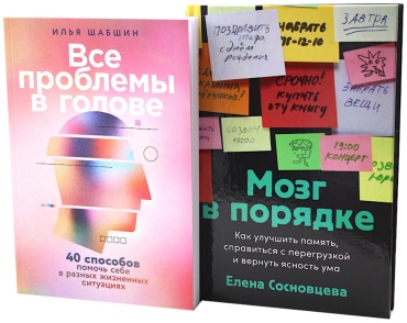 Шабшин И.И., Сосновцева Е.В.: Все проблемы в голове; Мозг в порядке (комплект из 2-х книг)