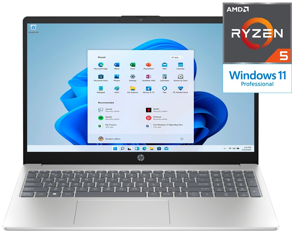 Ноутбук HP 15-fc0940fi 15.6" / 16 Гб / SSD 512 Гб / Win 11 Pro / BM0B013EA#UUQ