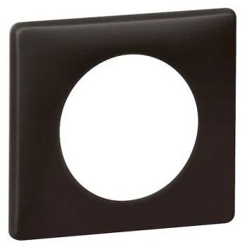 Legrand Рамка на 1 пост Чёрная перкаль Celiane 066741, черный