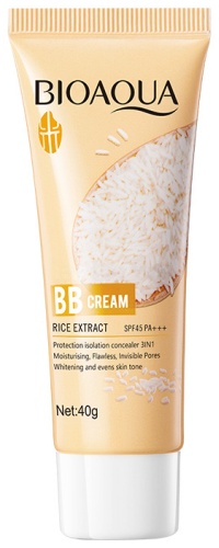 Bioaqua Rice Raw Pulp SPF45 BB крем 02 Natural 40 г