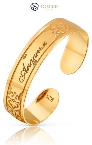 TOMIRIS Jewellery 1001734 длина 18 см, вес 30 г серебро, плетение отсутствует