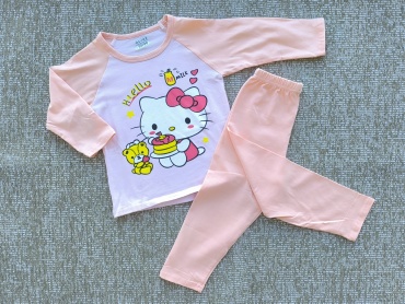 Пижама Hello Kitty Hello Kitty розовый, коралловый