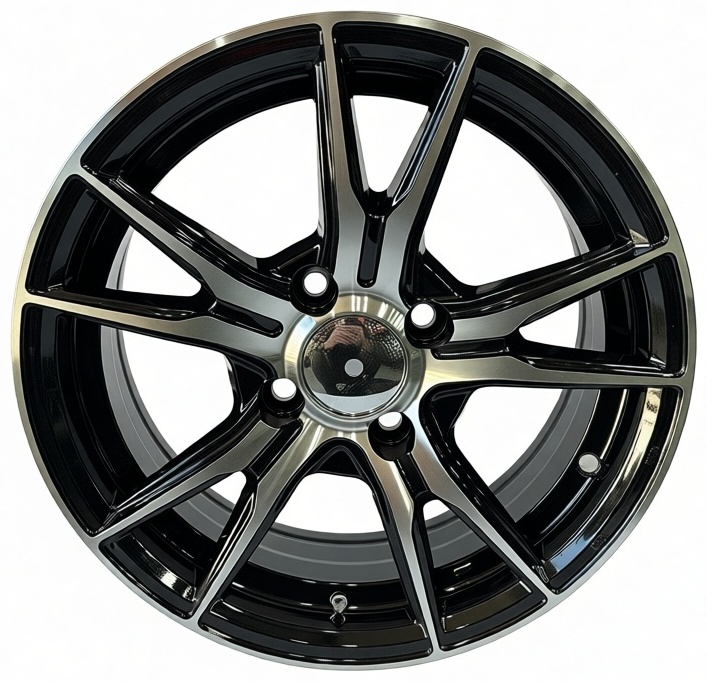 SSM 432 6x14/4x100 D58.6 ET35 черный, серебристый
