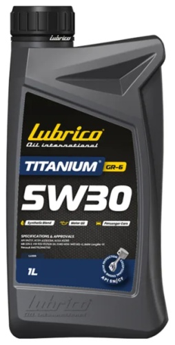 Синтетическое LUBRICO TITANIUM GR-6 5W-30 1 л