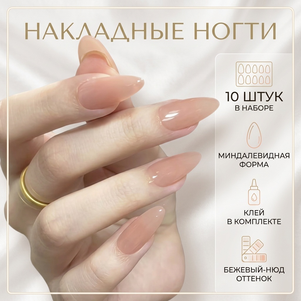Накладные ногти 141633539 1 шт