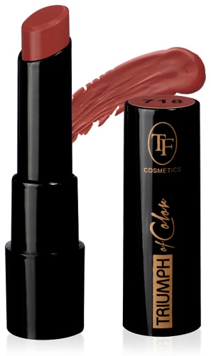 TF cosmetics Помада для губ TRIUMPH of COLOR №718 тёмно-розовый ,3,8 гр помада 718