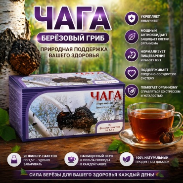 Хорст фито-чай Чага (березовый гриб) 50