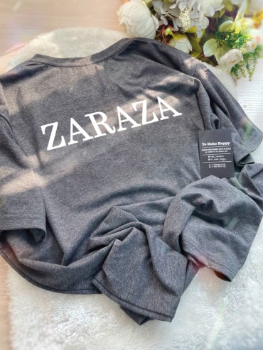Футболка TMH_TREND.KZ ZARAZA серый