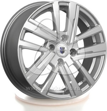 K&K Хант дарк платинум 58.5 6x15/4x98 D58.5 ET35 4 диска черный, серебристый, графит