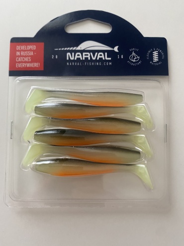 Мягкая приманка Narval Choppy Tail 6 шт 80 мм Olive All-049