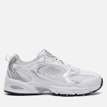 Кроссовки New Balance белый, серебристый