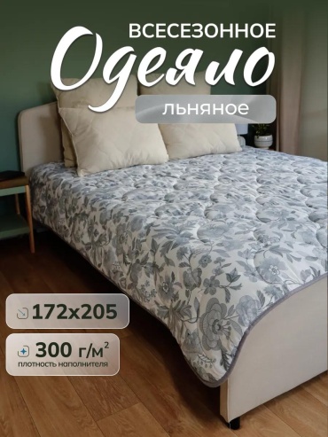 Одеяло хлопок 100% (поплин) 172х205 всесезонное