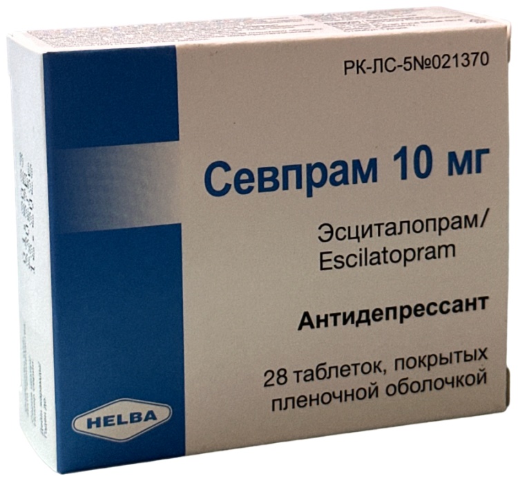 СЕВПРАМ 10мг N28 таб п.п.о.