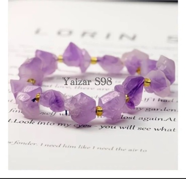 YAIZAR S98 длина 18 см натуральный камень, аметист