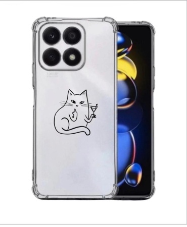 Чехол DiCase для Honor X6b прозрачный