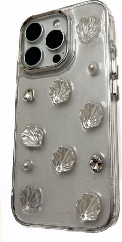 Чехол Fashion Case для Apple iPhone 16 Pro прозрачный