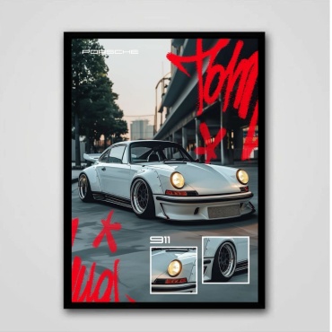 Постер Постер Porsche 21x29.7 см