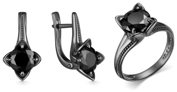 ZGOLD 5103 вес 8.9 г серебро, шпинель