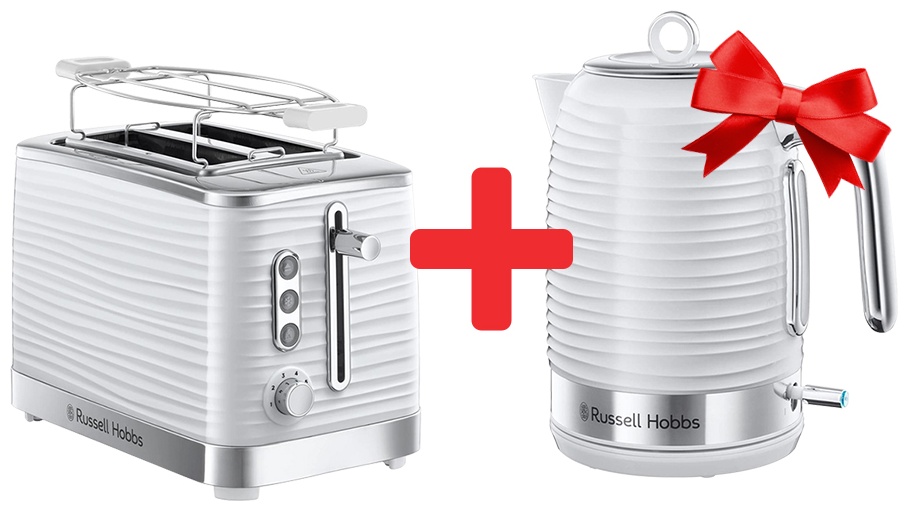 Тостер Russell Hobbs 24370-56 + 24360-70 белый