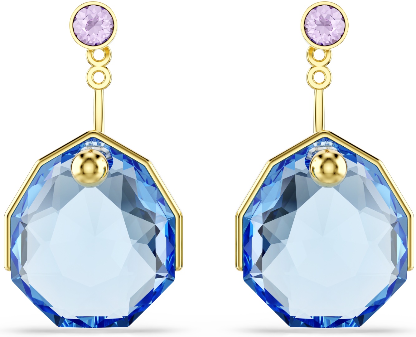 Серьги Swarovski бижутерный сплав, кристаллы Swarovski