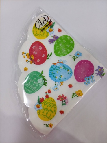 Бумажные салфетки Art Bouquet Акварельные яйца 12 шт