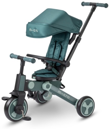 Трёхколёсный велосипед Micro Tricycle зеленый