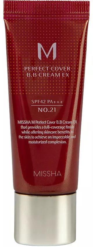MISSHA Тональный BB крем Идеальное покрытие SPF42/PA 21 20 мл BB крем 21 20 мл
