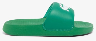 Шлепанцы LACOSTE зеленый